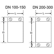 Düker - Fornatis CV-Verbindungsmanschette DN 100