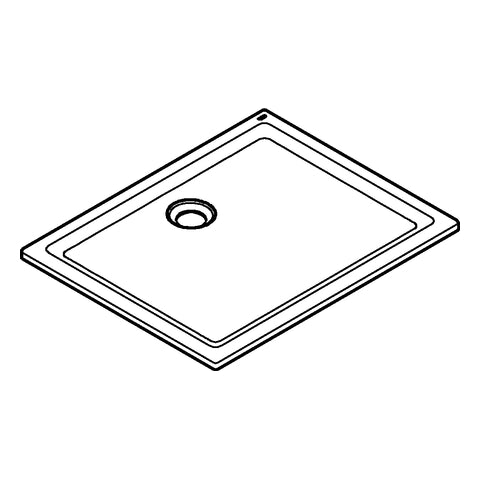 Grohe - Universal Duschwanne 39306 aus Acryl 1000 x 800 mm alpinweiß