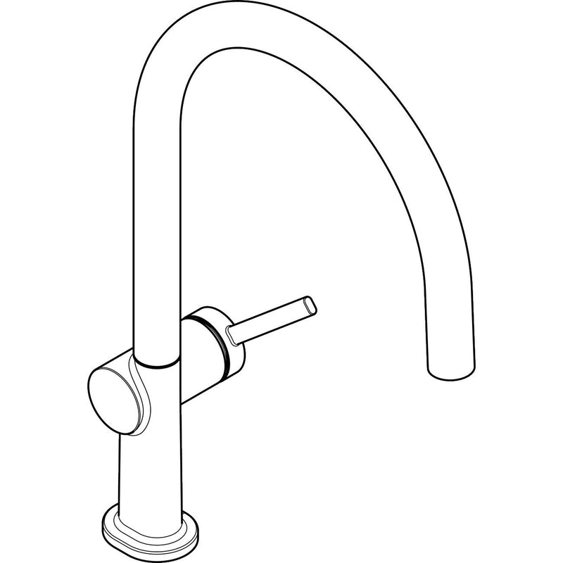 Hansgrohe - Spültischmischer 220 Talis M54 Eco 1jet mattschwarz