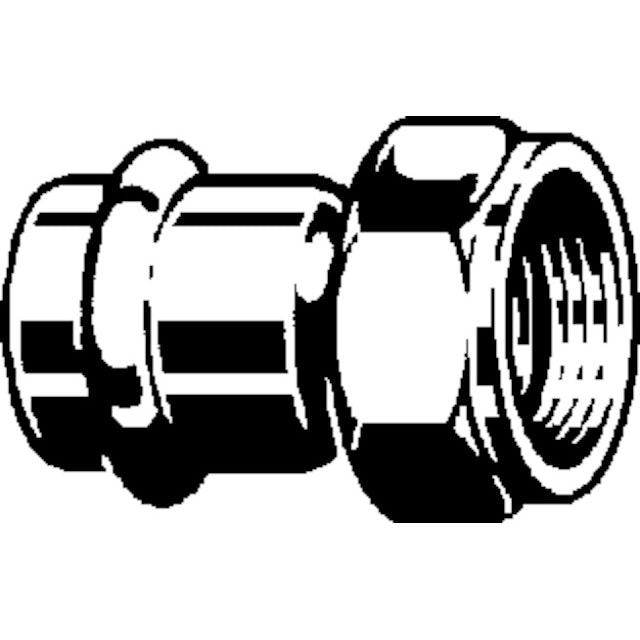 Viega - Verschraubung PRESTABO 1163 28mm x 11/4 Stahl verzinkt