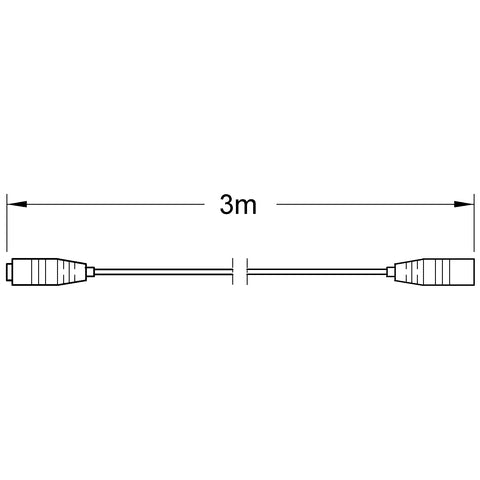 Grohe - Verlängerungskabel 36157 3m lang für Pulsomat Surf