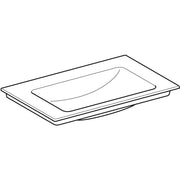 Geberit Vertriebs - ONE Möbelwaschtisch 75x48 cm Abg.verti., o.Hl., o.Ül., weiß, KeraTect