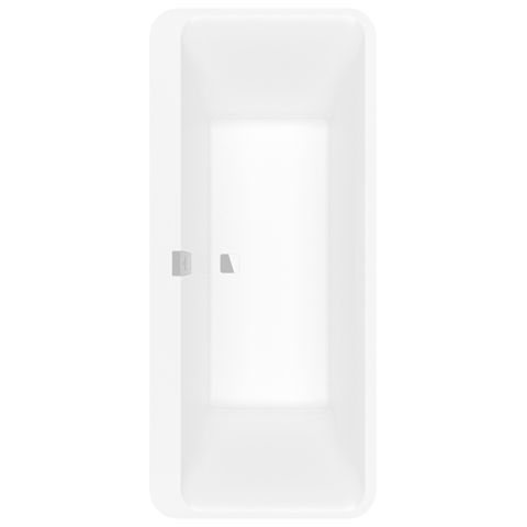 VILLEROY & BOCH - Badewanne Squaro Edge 12 1800x800x 620mm Duo Freistehend Stone White