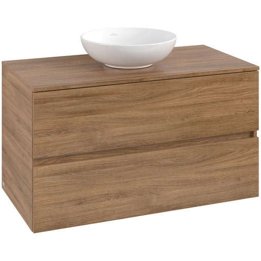 VILLEROY & BOCH - Konsolen-Unterschrank 1000mm f AWT 2 Ausz 1 Aussch oLB C517H0 RH Oak Kansas