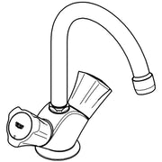 Grohe - Waschtischarmatur COSTA NEU 21375 mit Zugstangen-Ablaufgarnitur chrom