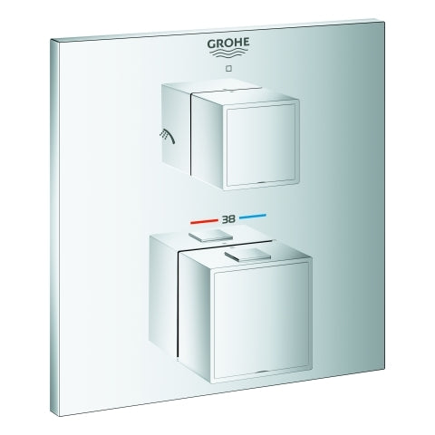 Grohe - THM-Brausebatterie GROHTHERM Cube 24154 FMS für 35600 2-Wege-Umst. chrom
