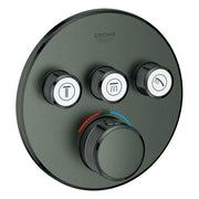 Grohe - Thermostat GROHTHERM SmartControl 29121 FMS rund 3 ASV hard graphite geb