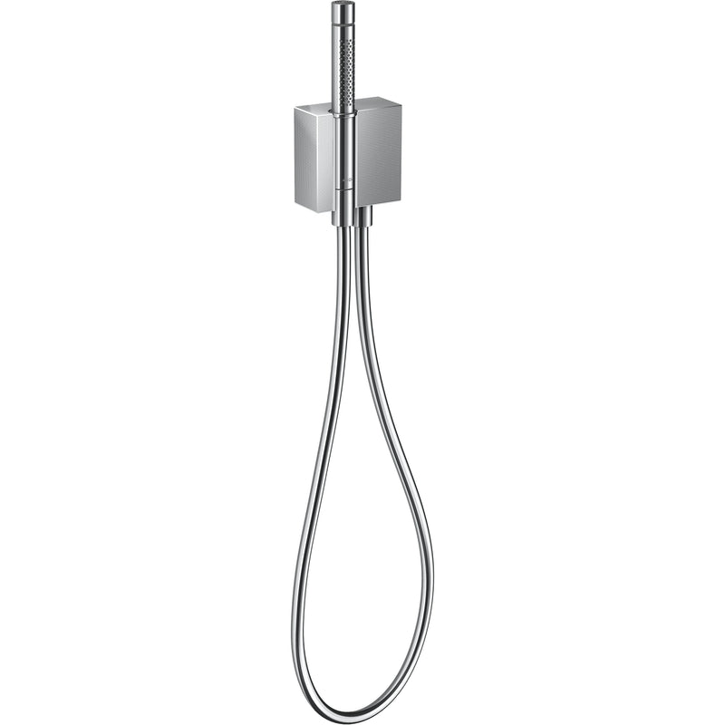 Hansgrohe - Schlauchanschl.u.Brausenhalter AXOR Edge Diamantschliff chrom m.Stabhandbr