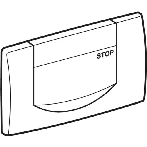 Geberit - 200F BetPl., für Spül-Stopp-Sp. mattverchromt