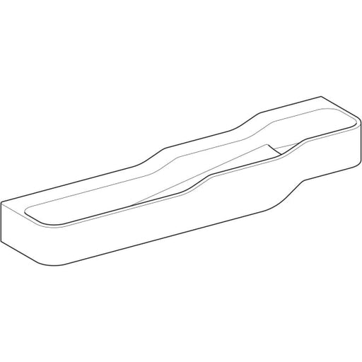 Geberit Vertriebs - Bambini Spiel/Waschlandschaft B:180cm 4 Waschpl., tieferes B li, o. Hl., weiß
