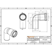 Gebr. Ostendorf - HTsafeB Bogen DN 32 88,5 Grad
