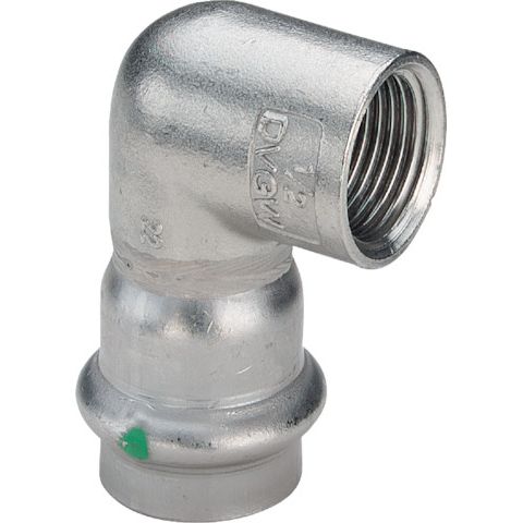 Viega - Winkel 90 Gr SANPRESS Inox 2314.2 28mm x 1 IG Edelstahl