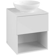 VILLEROY & BOCH - Konsolen-Unterschrank 500mm f AWT38 1 Ausz 1 Aussch oLB C520H0 VS White