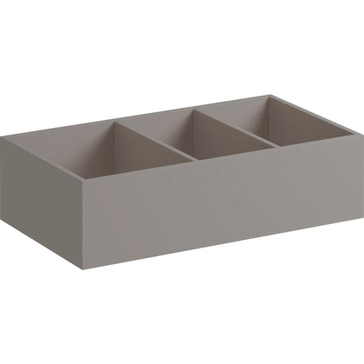 Geberit Vertriebs - Schubladeneinsatz XENO2 H-Teilung 37,3x6,2x20,8cm, sculturagrau