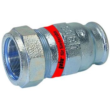 Gebo - Armaturen - Temperguss-Klemmverbinder 2 IG Typ: I, für Siederohr 57,0mm , Gebo