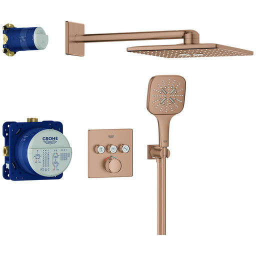 Grohe - UP-D.system Grohtherm SmartControl 34864 THM e. Form 3 ASV warm sunset geb