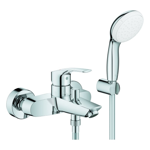 Grohe - EH-Wannenbatt. EUROSMART 33302_3 Wandmontage mit Brausegarnitur chrom