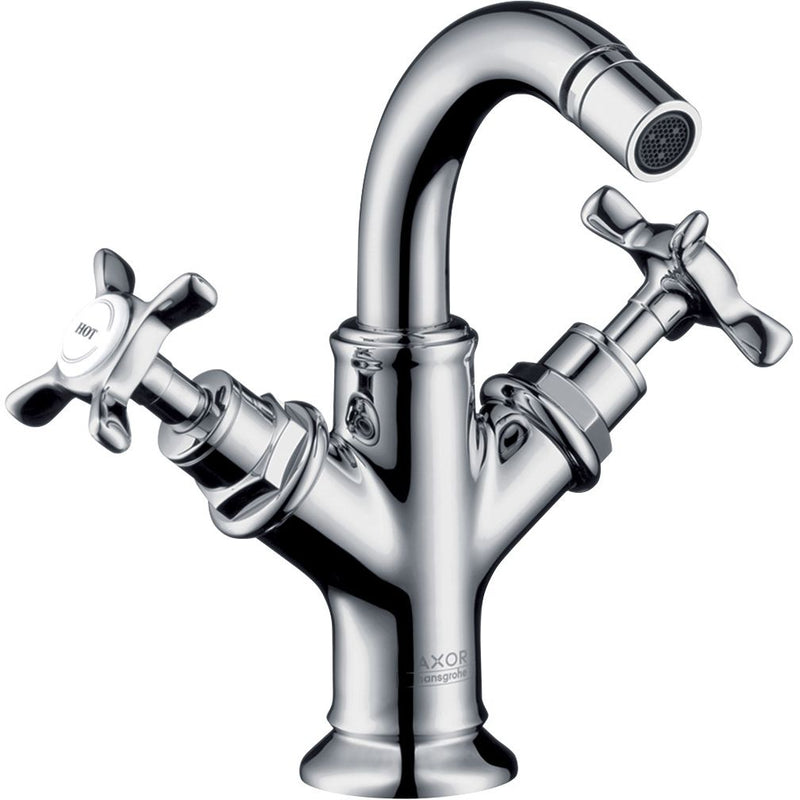 Hansgrohe - 2-Griff Bidetarmatur AXOR MONTREUX 16520000 chrom m.Ablaufgarnitur