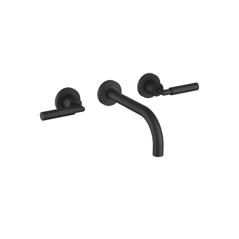 Dornbracht - Fertigset WT- Wandarmatur TARA 36712882 Hebelgriff schwarz matt