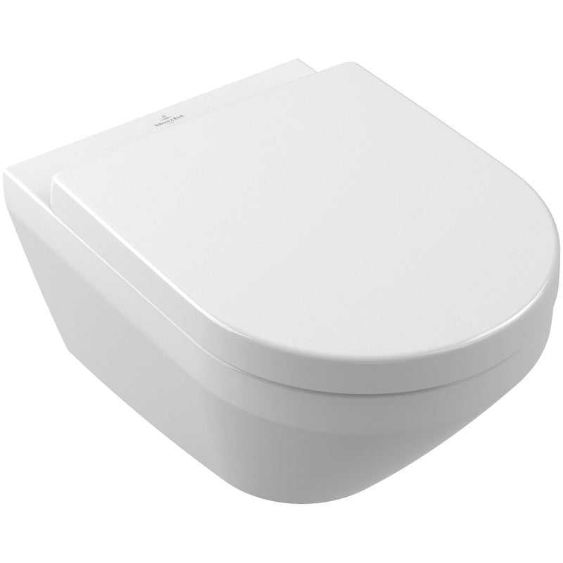 VILLEROY & BOCH - Wand-WC Tiefspüler TwistFlush e3 A25 m.WC-Sitz SoftClosing Kombipack weiß