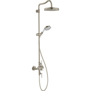 Hansgrohe - Showerpipe AXOR Montreux brushed nickel m.Thermostat Hebelgriff