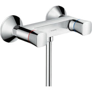 Hansgrohe - Zweigriff Brausenarmatur Aufputz LOGIS chrom