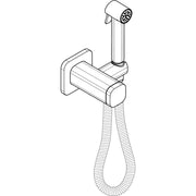 Hansgrohe - Bidette Handbr. Axor Bidette Showers Mischwasser softsq. m.Schlauch1250mm chr