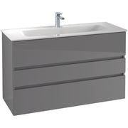 VILLEROY & BOCH - Möbelset 07 A18 Wascht. 1200mm 1HL WT-Unterschrank 3 Auszüge PJ=Oak