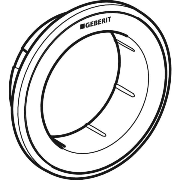 Geberit Vertriebs - Typ 10 Rosette für Fernbetätigung Round, Möbeldrücker, chrom matt, Etc