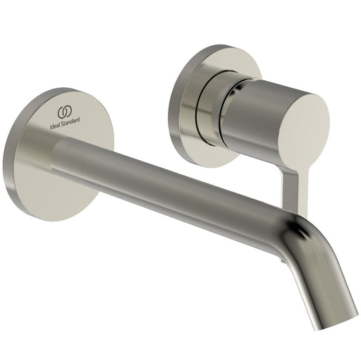 Ideal Standard - Wand-Waschtischarmatur JOY, BS2, runde Rosette, Ausld.180mm, Silver Storm