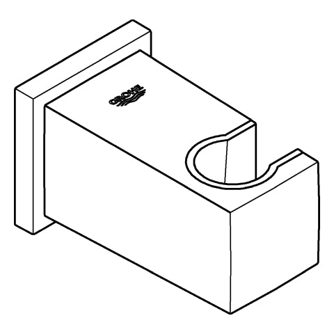 Grohe - Wandanschlussbogen Euphoria Cube 26370 mit Wandbrausehalter warm sunset