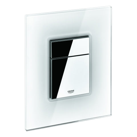 Grohe - Abdeckplatte 42369 mit Drucktaste moon white