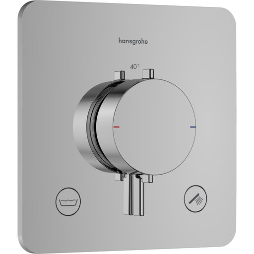 Hansgrohe - Thermostat UP Ecostat Comfort Q Fertigset 2 Verb.m.Sicherungskombi.chr