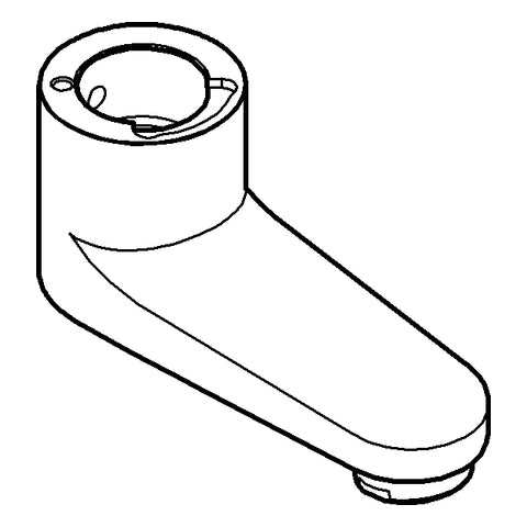 Grohe - Gussauslauf 13268 chrom