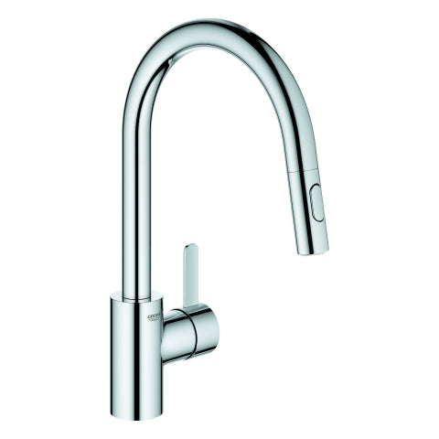 Grohe - EH-SPT-Batterie EUROSMART C 31481 h. Ausl. azb.Spülbrause GROHE ZERO chrom