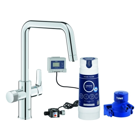 Grohe - Starter Kit GROHE Blue Pure Eurosmart 30584 U-Auslauf S-Filter chrom