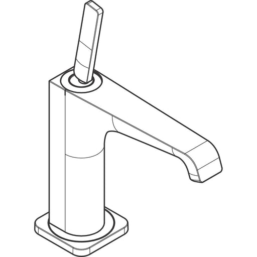 Hansgrohe - Waschtischmischer 130 Axor Citterio E ohne Zugstange mattschwarz