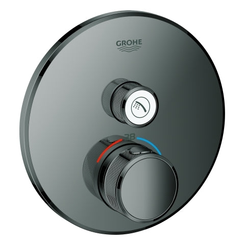 Grohe - Thermostat GROHTHERM SmartControl 29118 FMS rund 1 ASV hard graphite