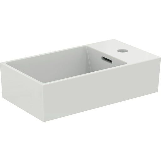Ideal Standard - Handwaschbecken EXTRA, 1 Hl., m.Ül., Ablage rechts, 450x250x150mm, Weiß