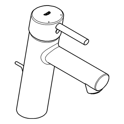 Grohe - EH-WT-Batterie CONCETTO 23450 mittelhohe Ausführung chrom