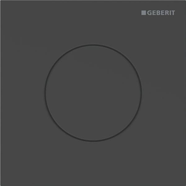 Geberit Vertriebs - Typ 40 UR-Strg. mit pneum. Sp-Ausl. Round, schwarzmatt/Etc