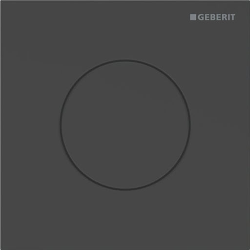 Geberit Vertriebs - Typ 40 UR-Strg. mit pneum. Sp-Ausl. Round, schwarzmatt/Etc