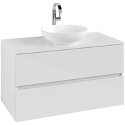VILLEROY & BOCH - Konsolen-Unterschrank 1000mm f AWT 2 Ausz 1 Aussch mLB C517H1 VS White