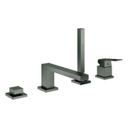 Grohe - 4-Loch-Einhand-Wannenkombination Eurocube 19897_1 hard graphite gebürstet