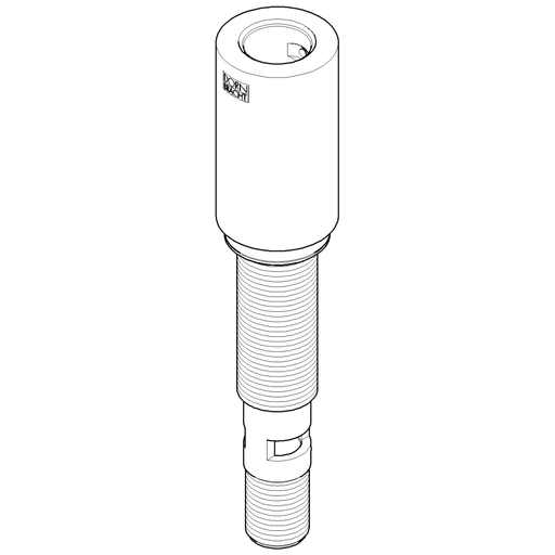 Dornbracht - Anschluss für Wanne Stand Ersatzteile 04111006900 D. 40 x 196 mm chrom