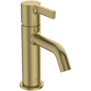 Ideal Standard - Waschtischarmatur JOY, o.Ablgarn., Ausld.110mm, Brushed Gold