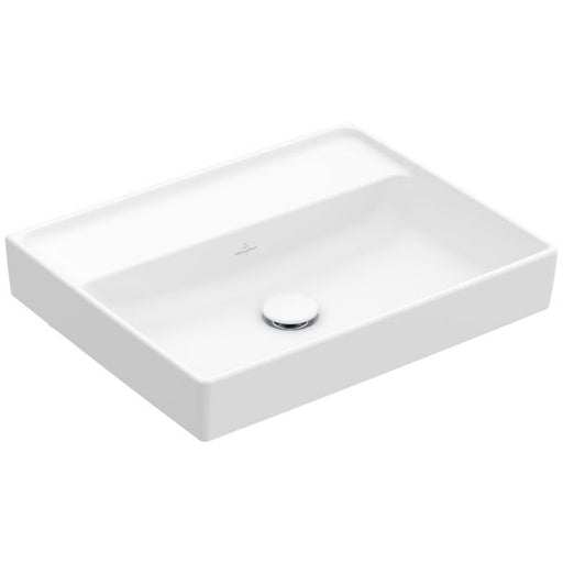 VILLEROY & BOCH - Waschtisch COLLARO 4A3358 550x440mm Eckig Stone White CeramicPlus