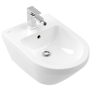 VILLEROY & BOCH - Bidet Architectura 530x370x270mm Rund wandhängend Weiß Alpin CeramicPlus