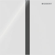 Geberit Vertriebs - Typ 40 UR-Strg. m. elektron. Sp-Ausl. Netz.-Betr., Square, Glas, weiß