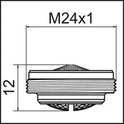 NEOPERL - PL Coin Slot Strahlregler hellblau M24x1 A = 13.5 - 15.0 l/min